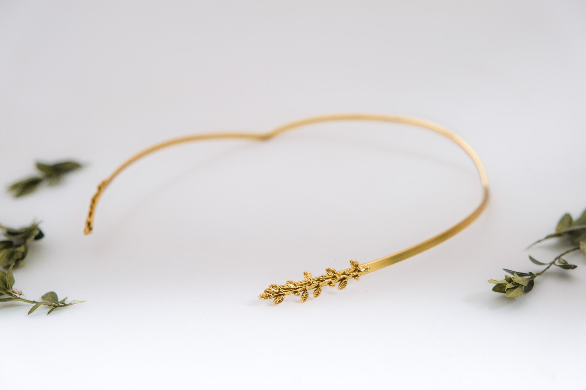 Small Olive Branch Goddess Crown