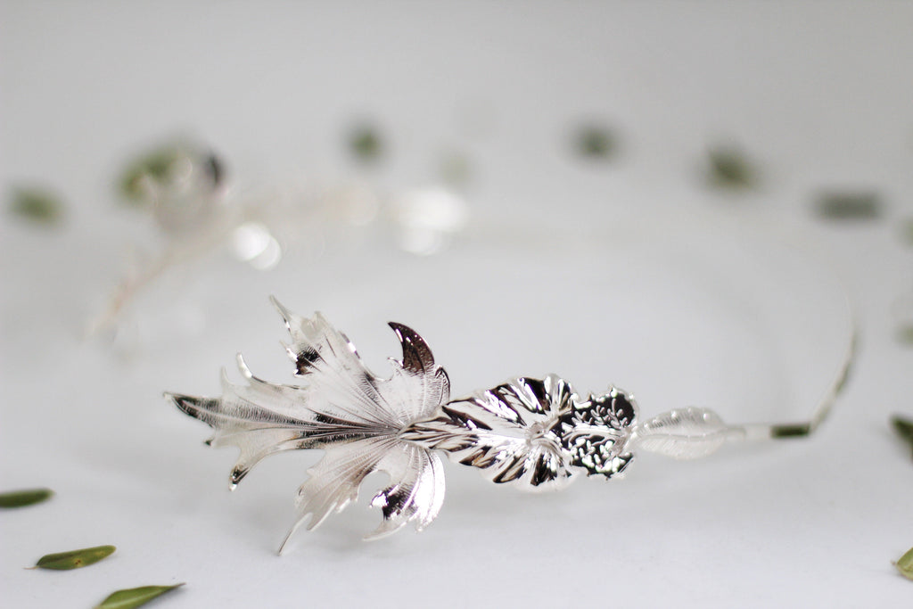 Royal Oak Leaves Goddess Crown