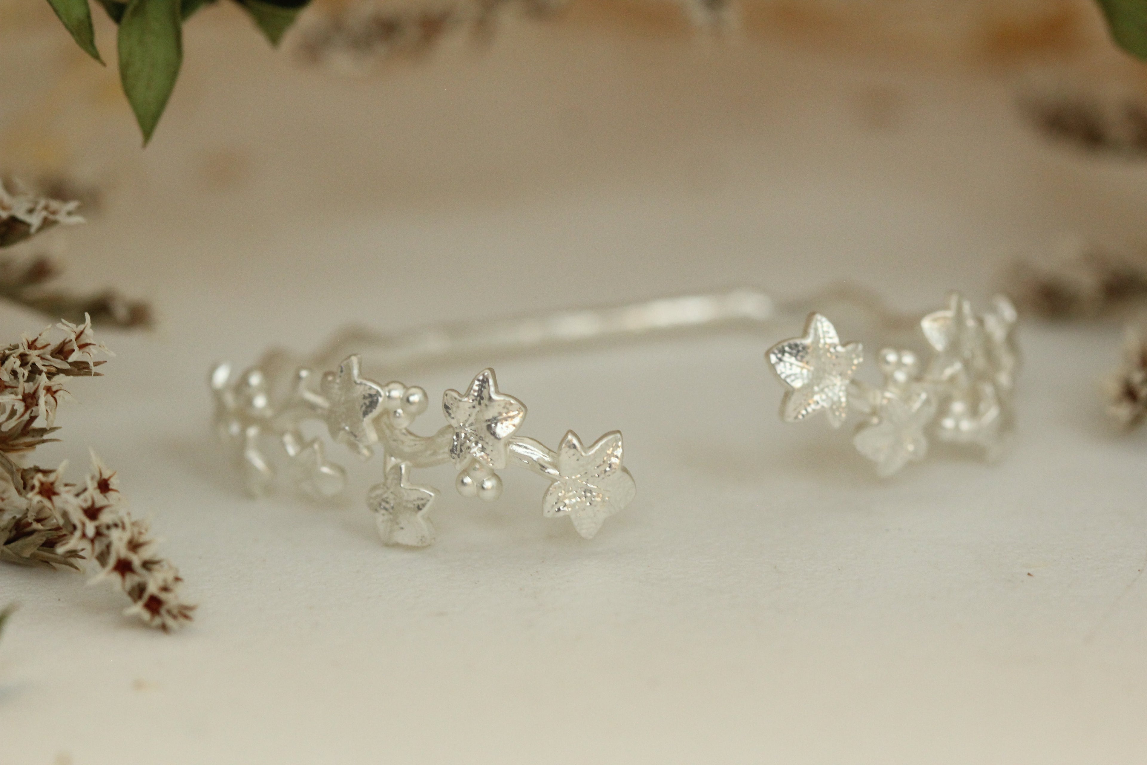 Wild Ivy Leaves Bracelet