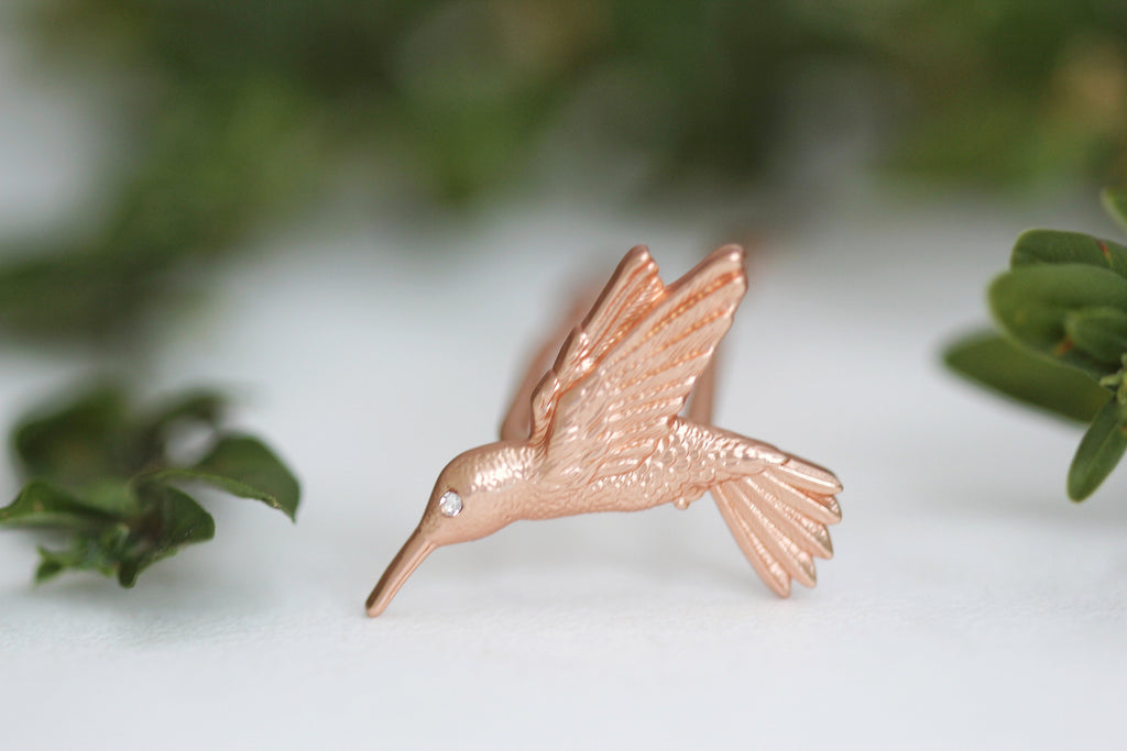 Baby Hummingbird Hair Pin