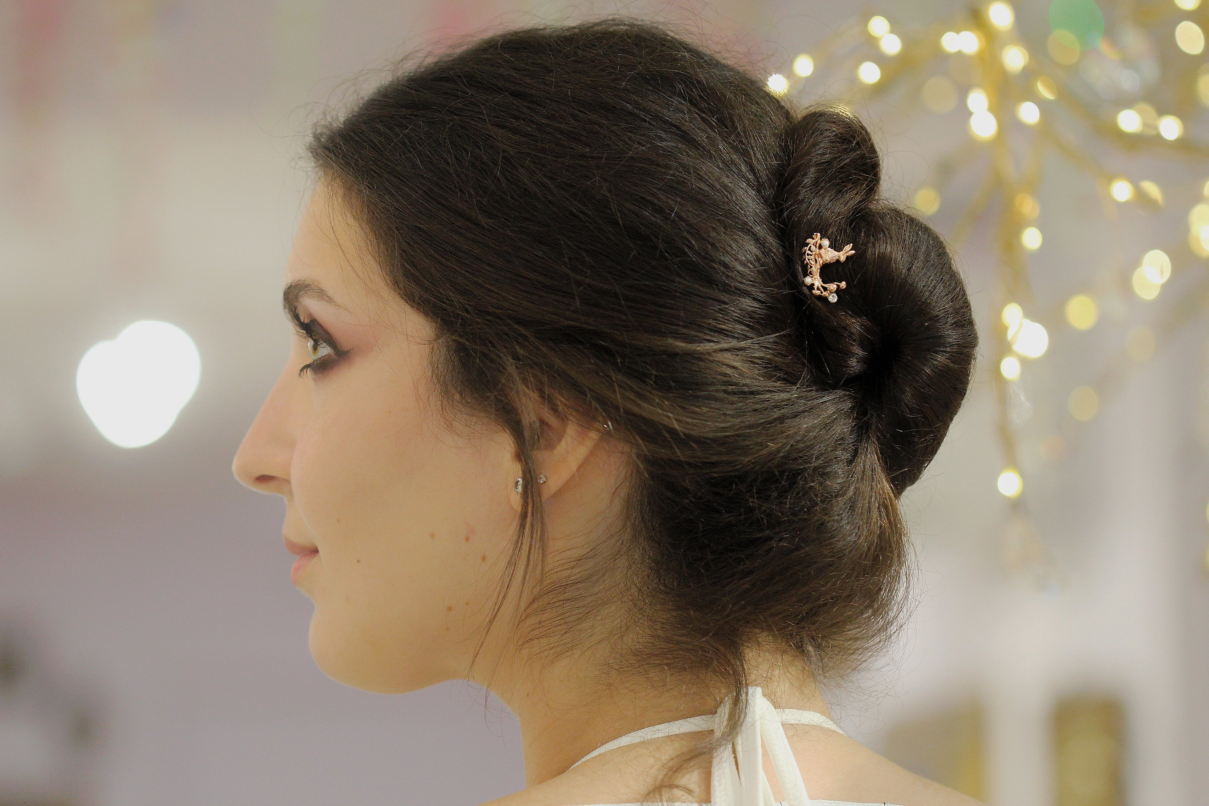 Small Mushroom Bunny Hair Prong