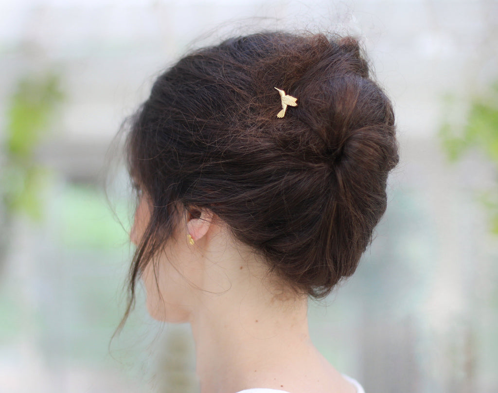 Baby Hummingbird Hair Pin