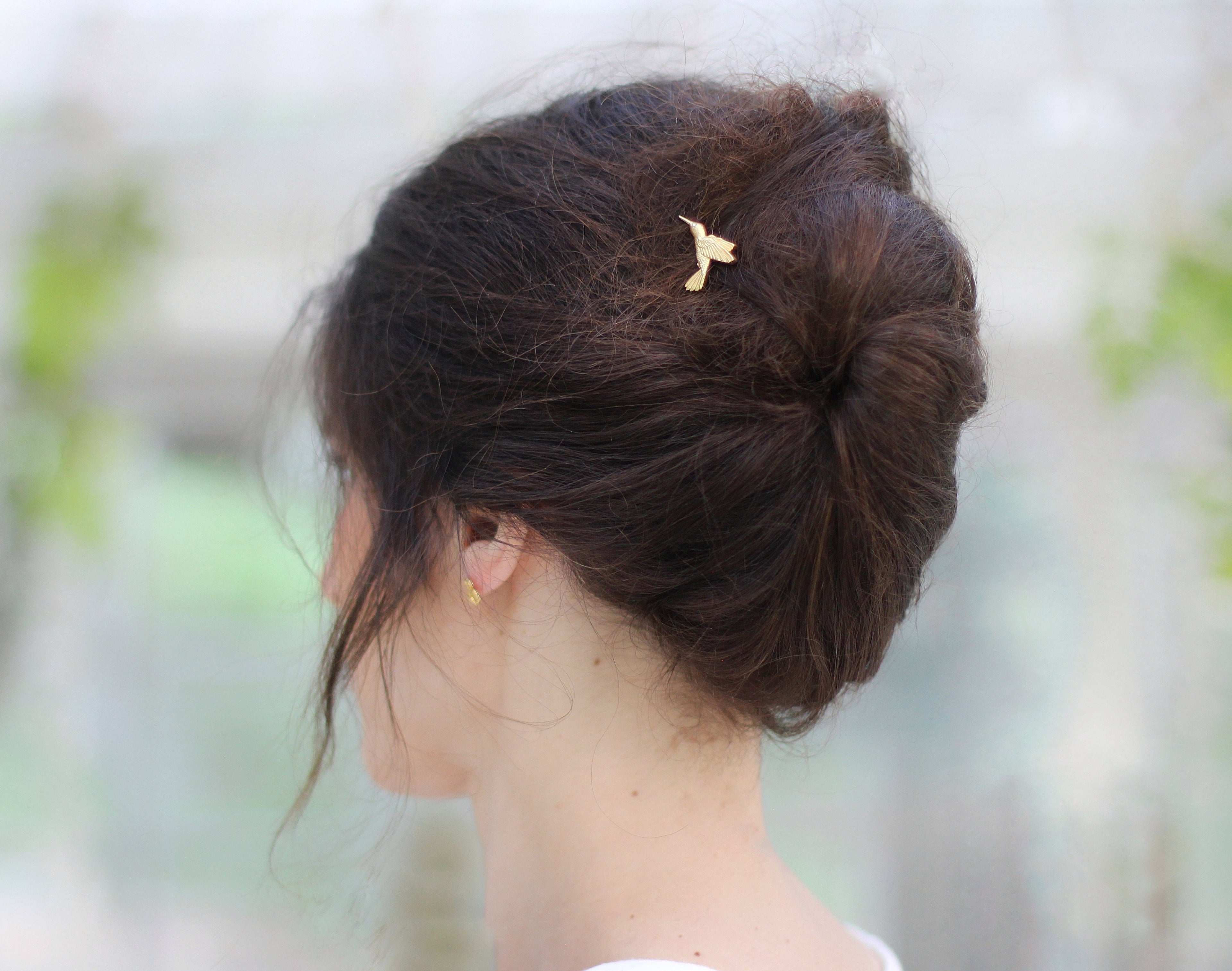 Baby Hummingbird Hair Pin