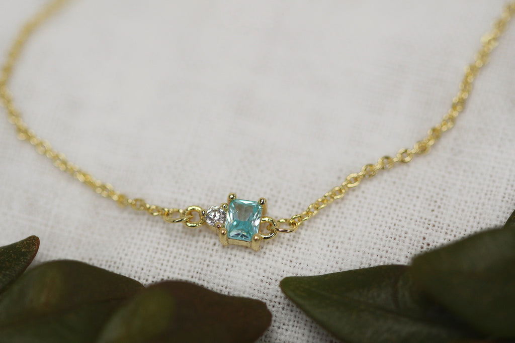 Blue Sky Crystal Necklace