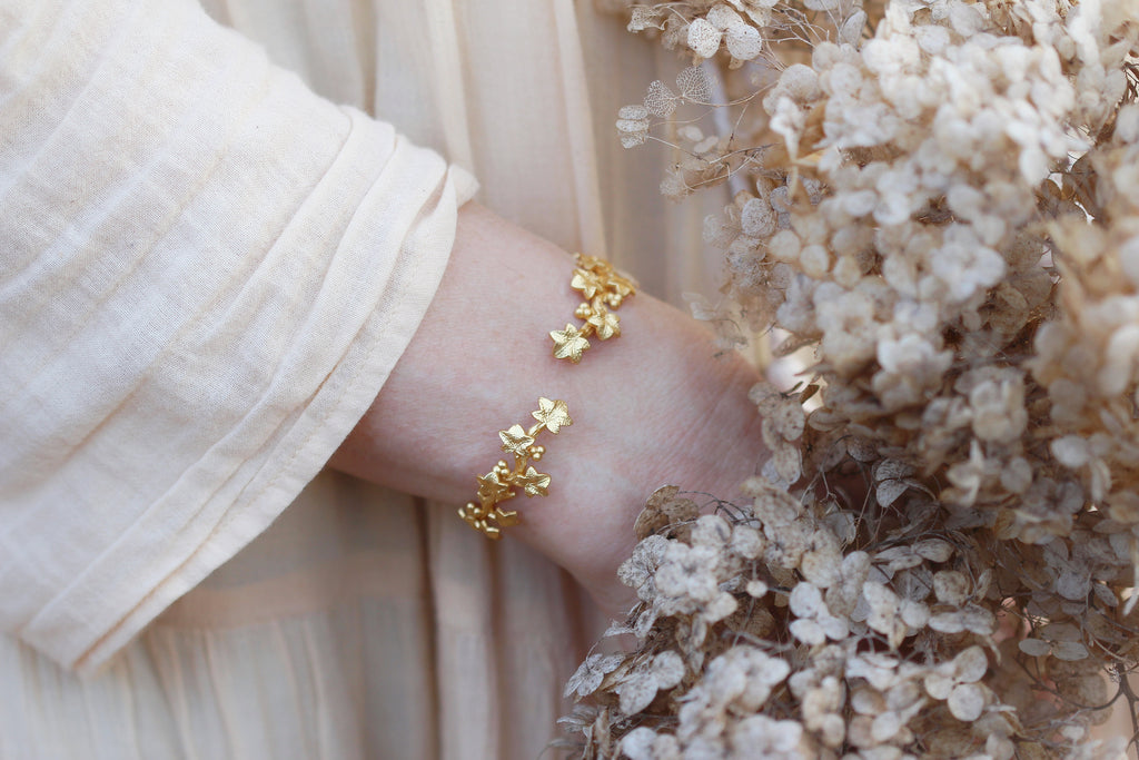 Wild Ivy Leaves Bracelet