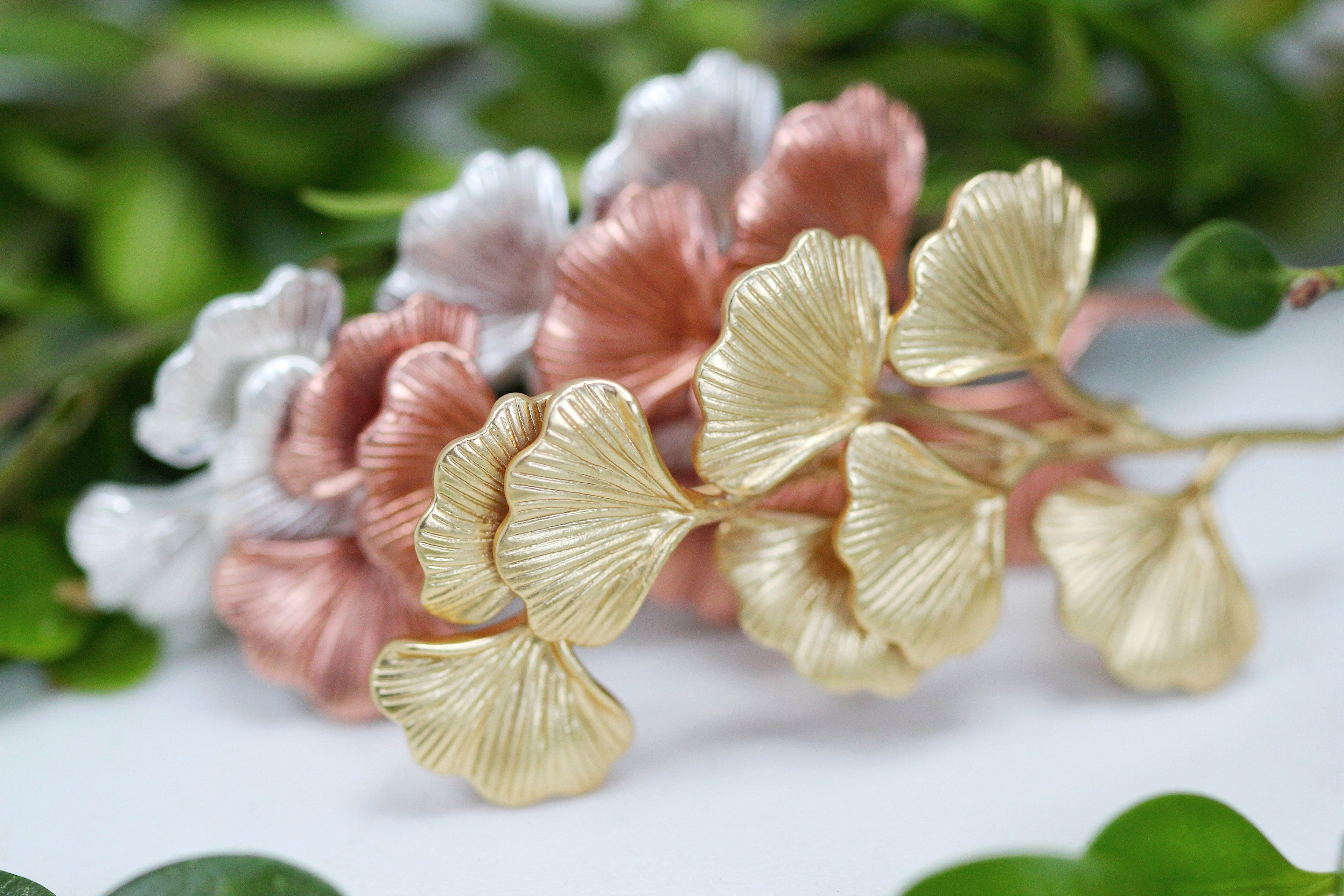 Royal Ginkgo Leaf Brooch