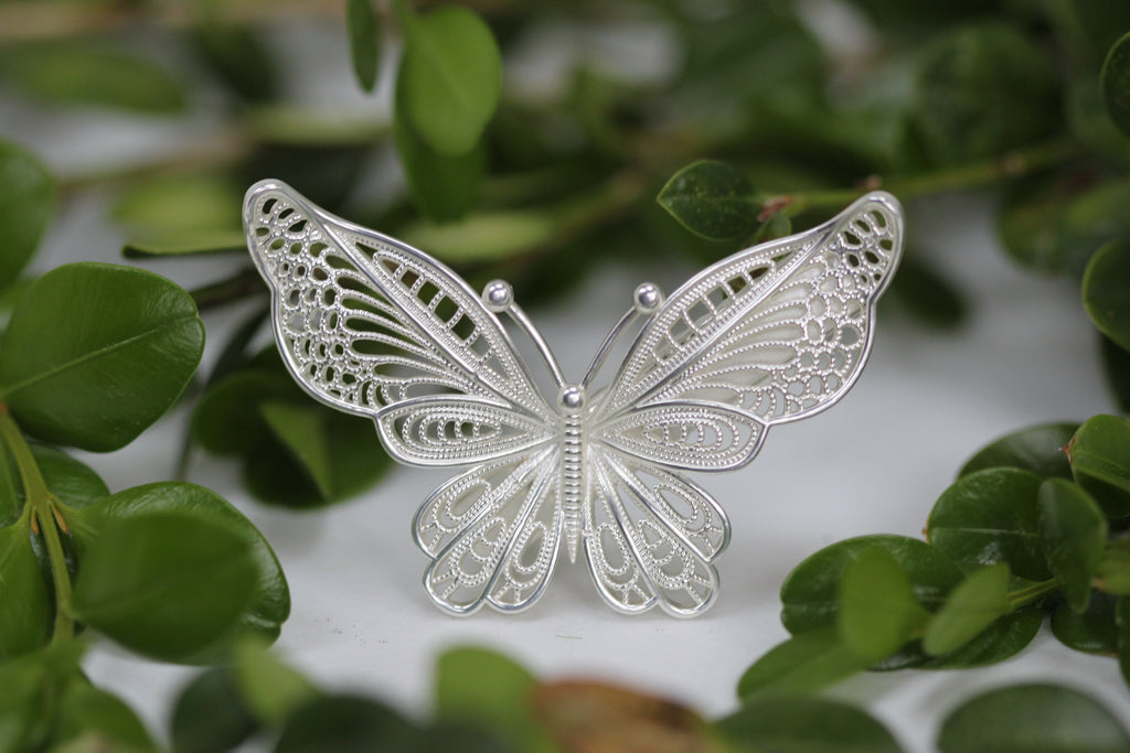 Butterfly Filigree Hair Clip