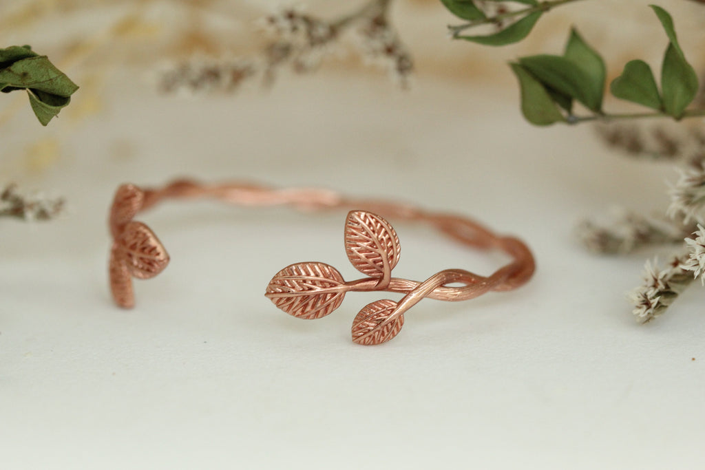 Leaves Growing on a Branch Bracelet