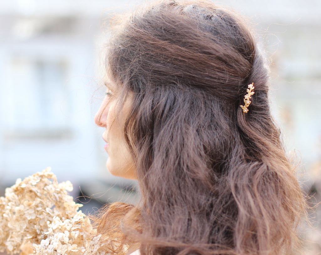 Forget-Me-Not Floral Hair Prong