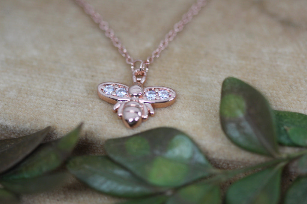 Queen Bee Crystals Necklace