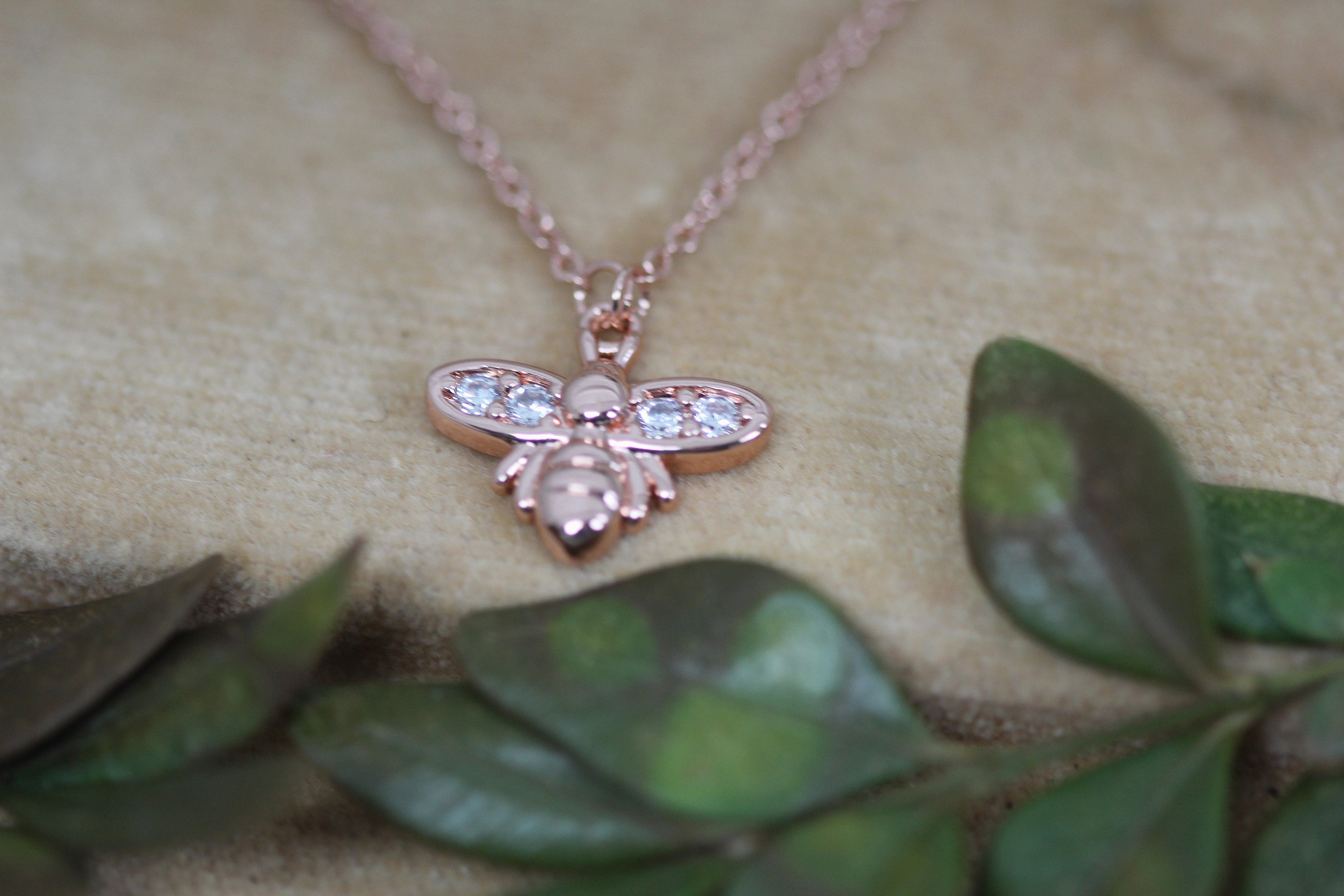 Queen Bee Crystals Necklace