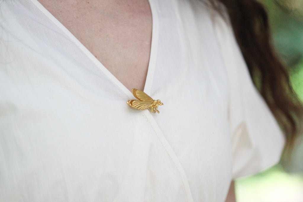 Flying Firefly Brooch