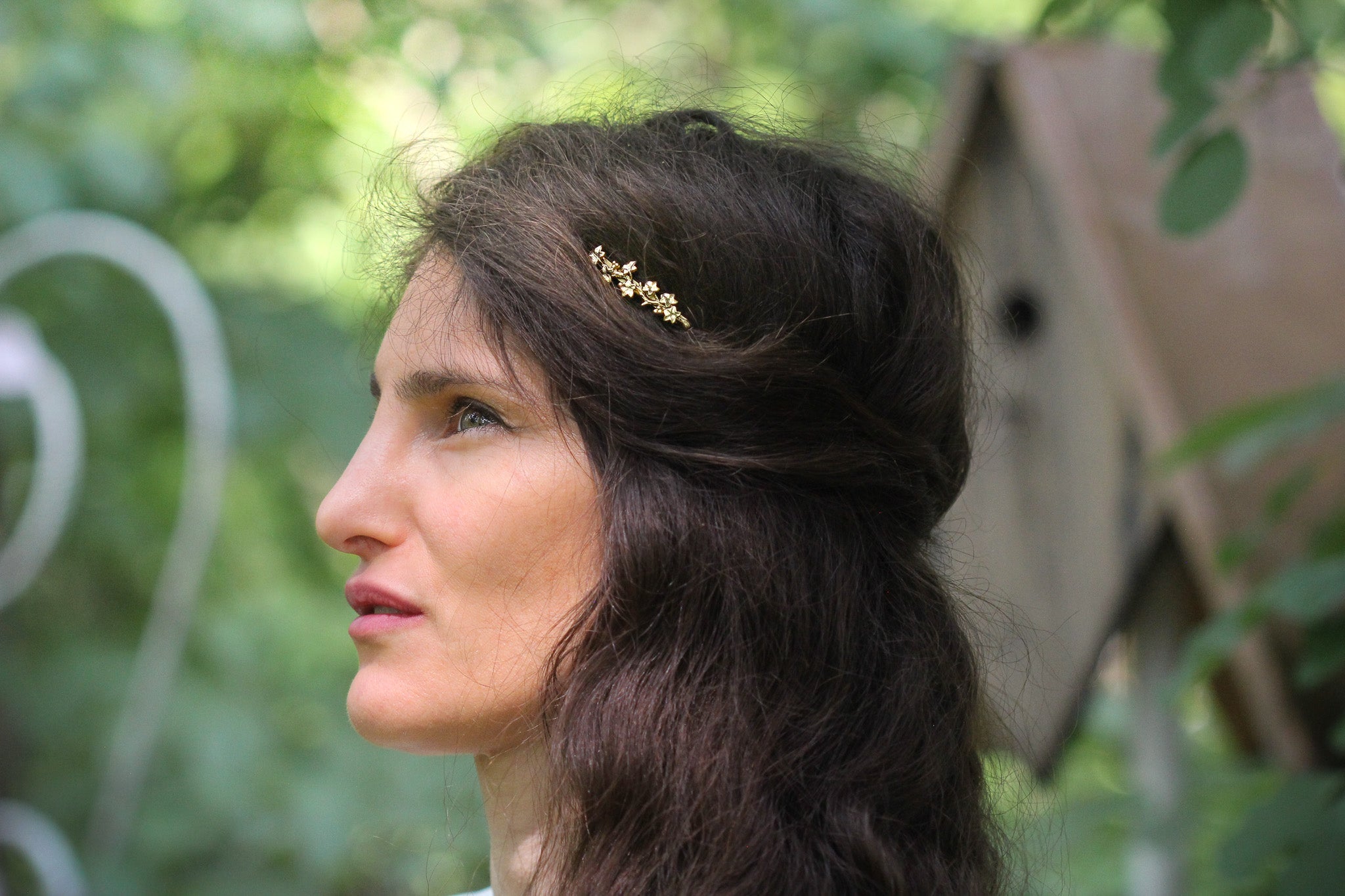 Wild Ivy Leaves Goddess Crown