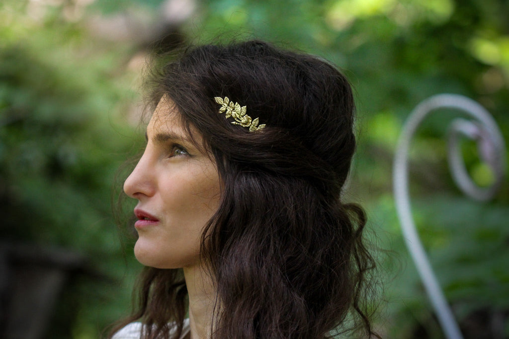 Rose Leaves Goddess Crown