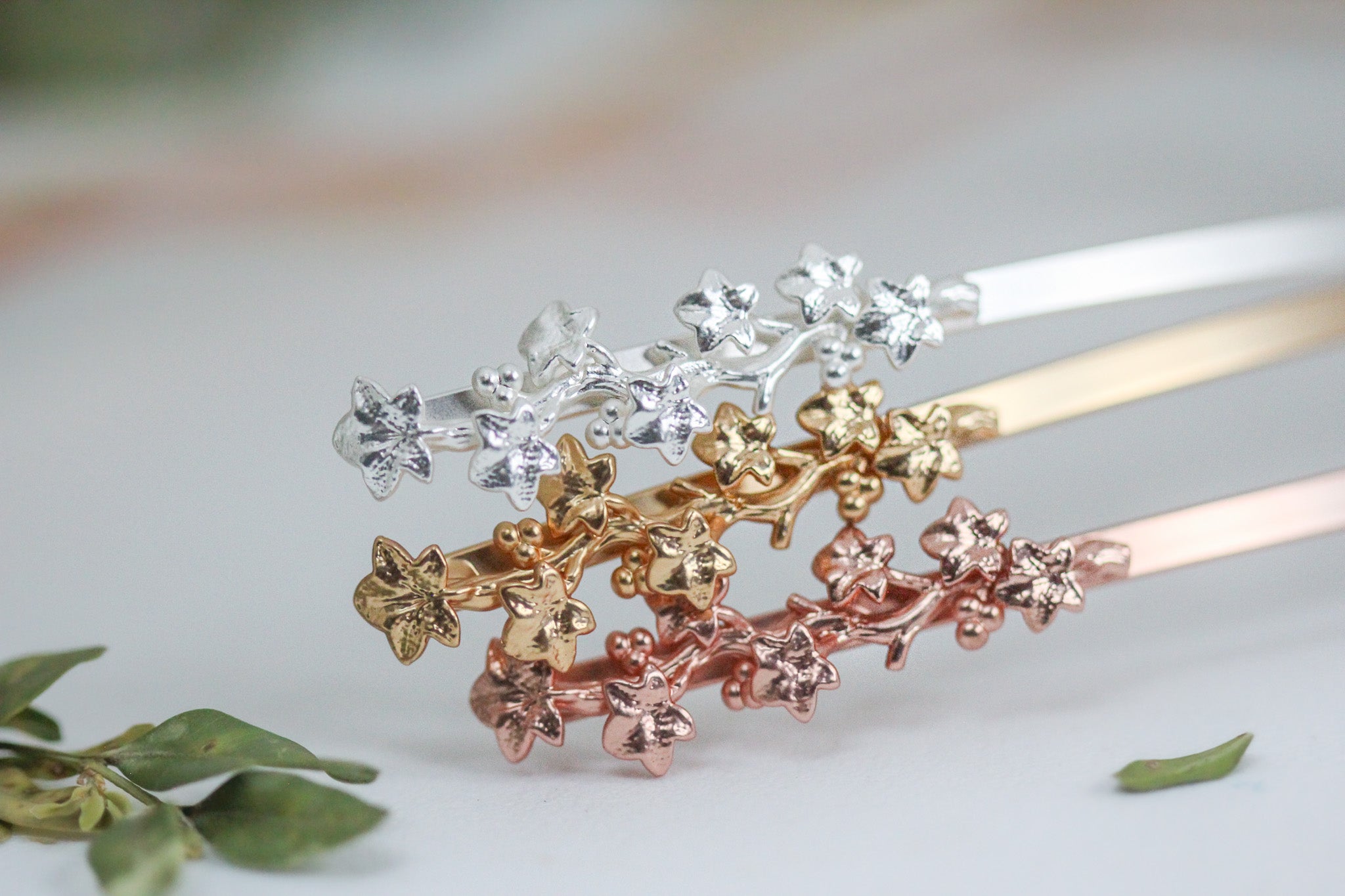 Wild Ivy Leaves Goddess Crown