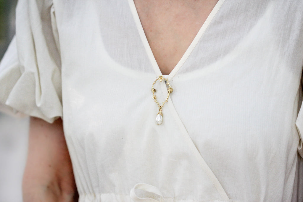 Floral Eden Wreath Brooch