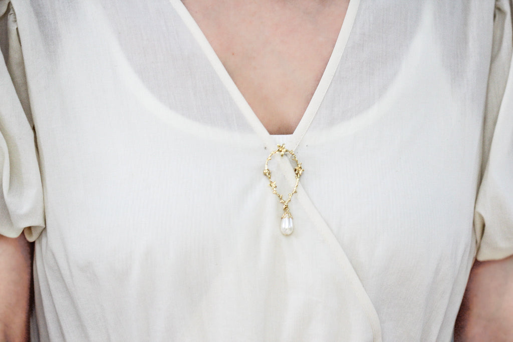 Floral Eden Wreath Brooch