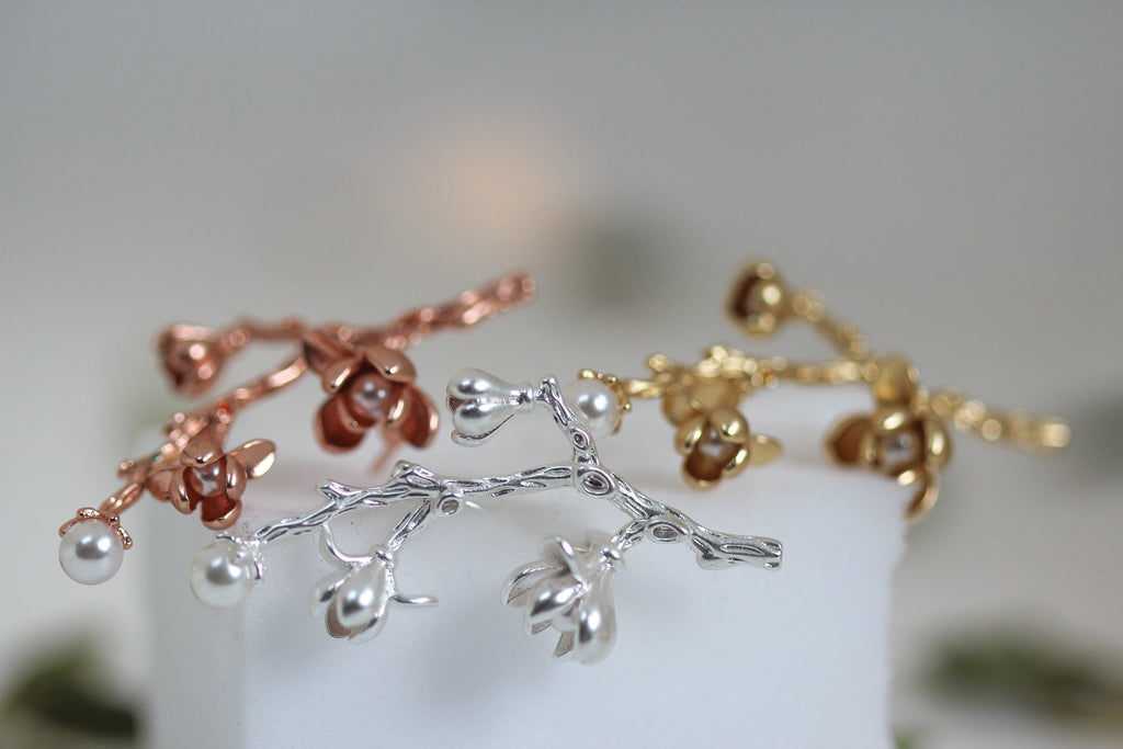 Magnolia Branch Brooch