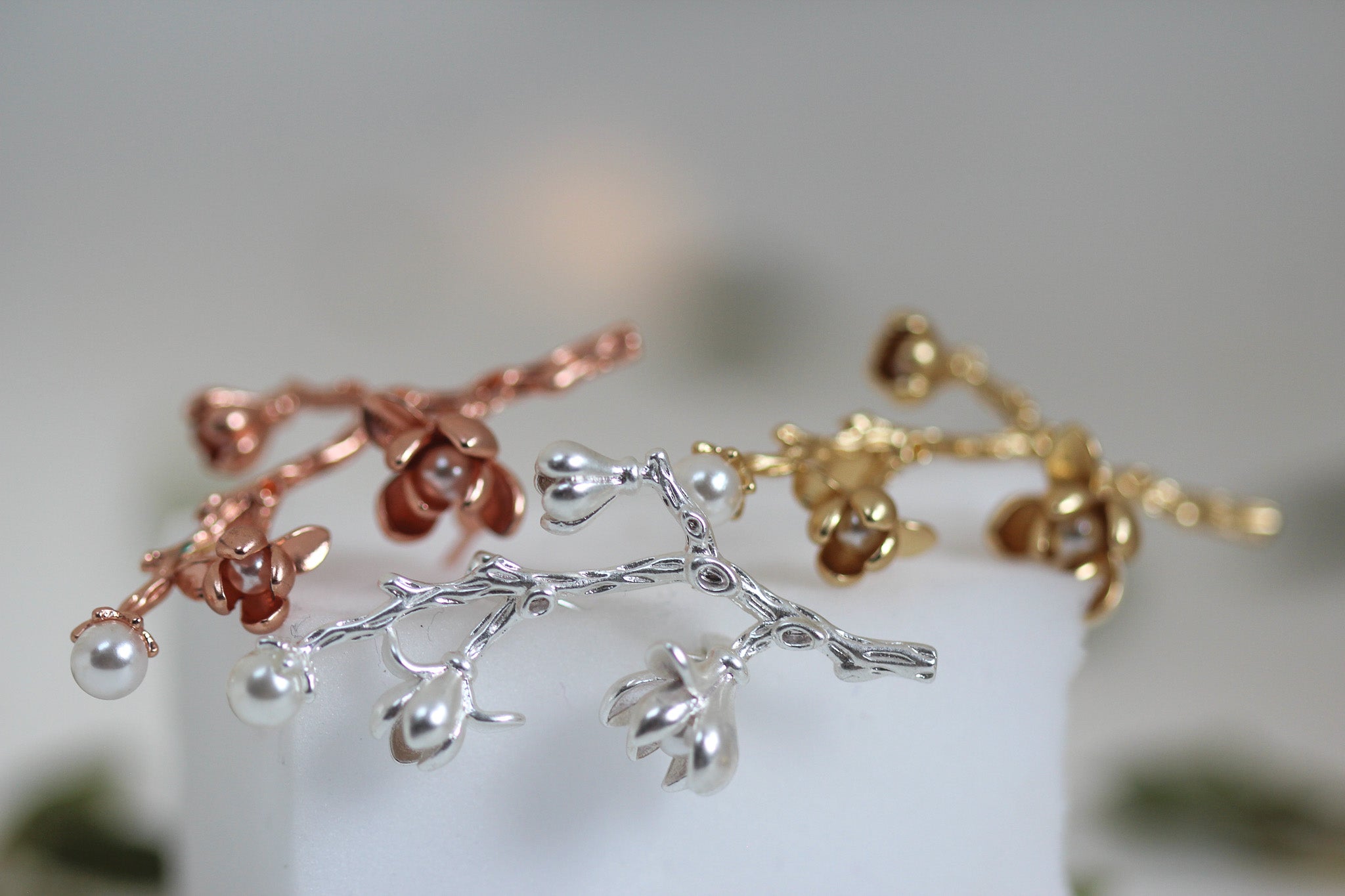 Magnolia Branch Brooch