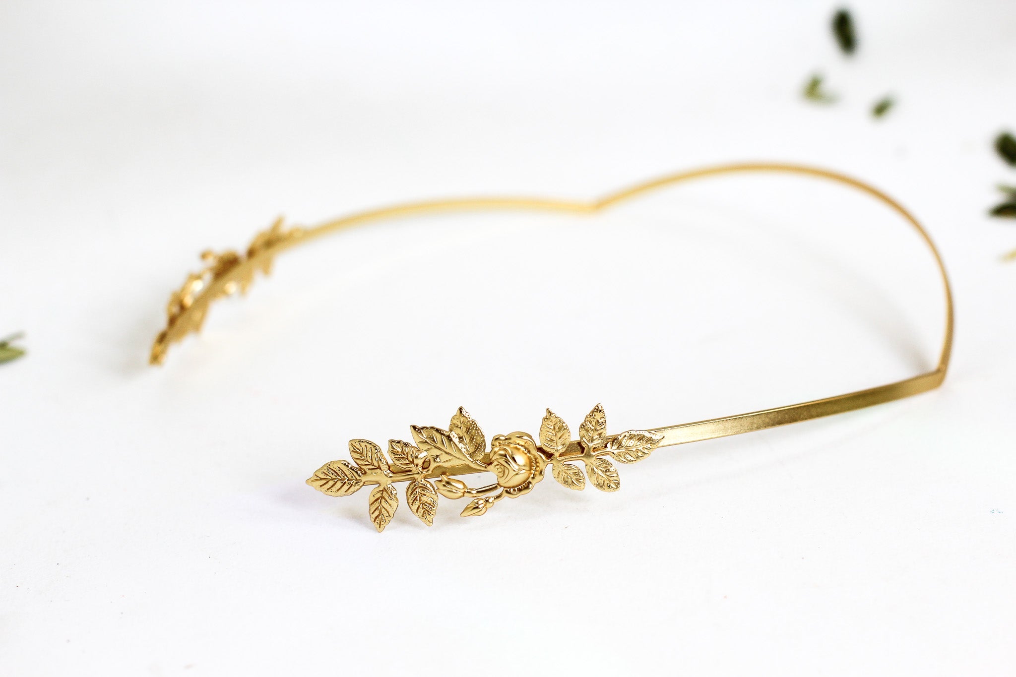 Rose Leaves Goddess Crown