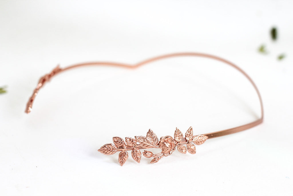 Rose Leaves Goddess Crown