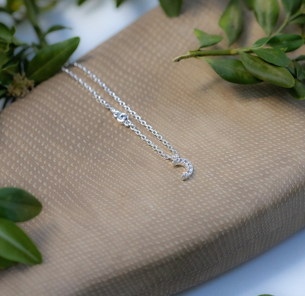 Crystal Moon Necklace