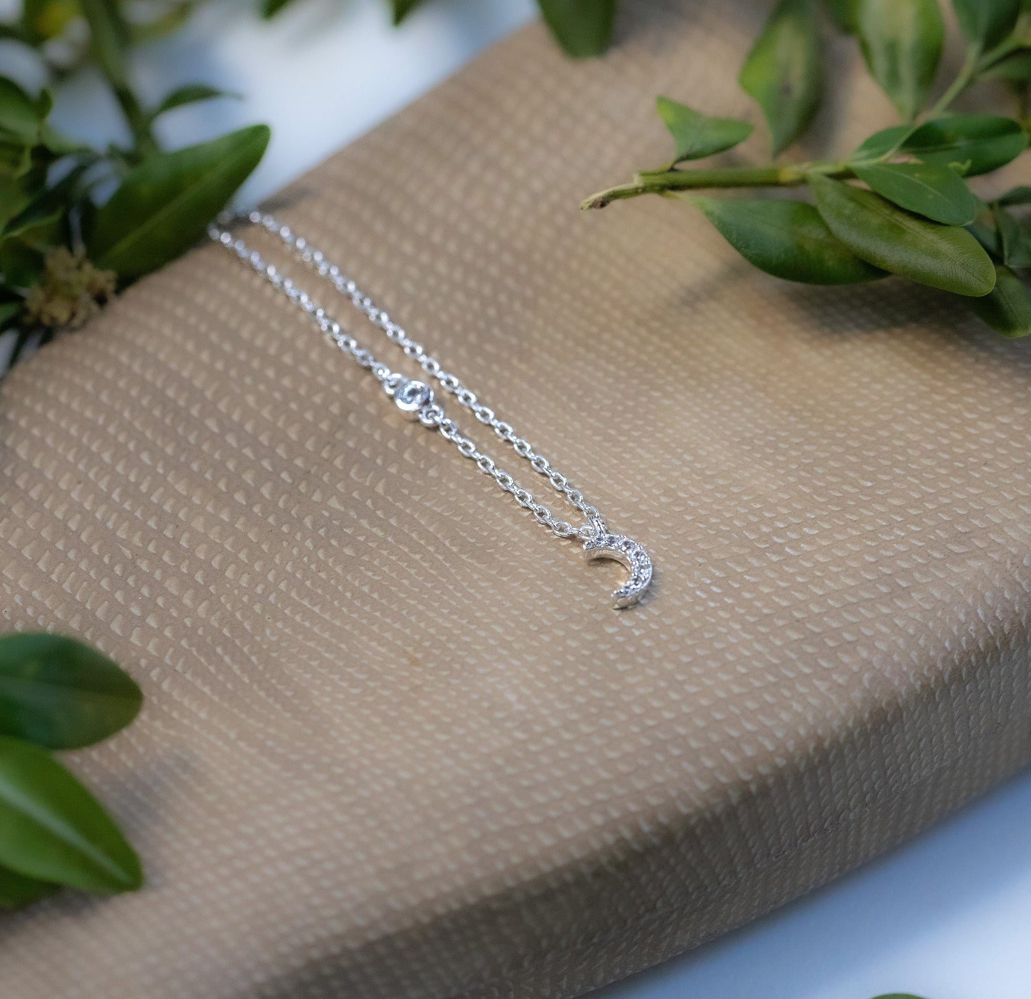 Crystal Moon Necklace