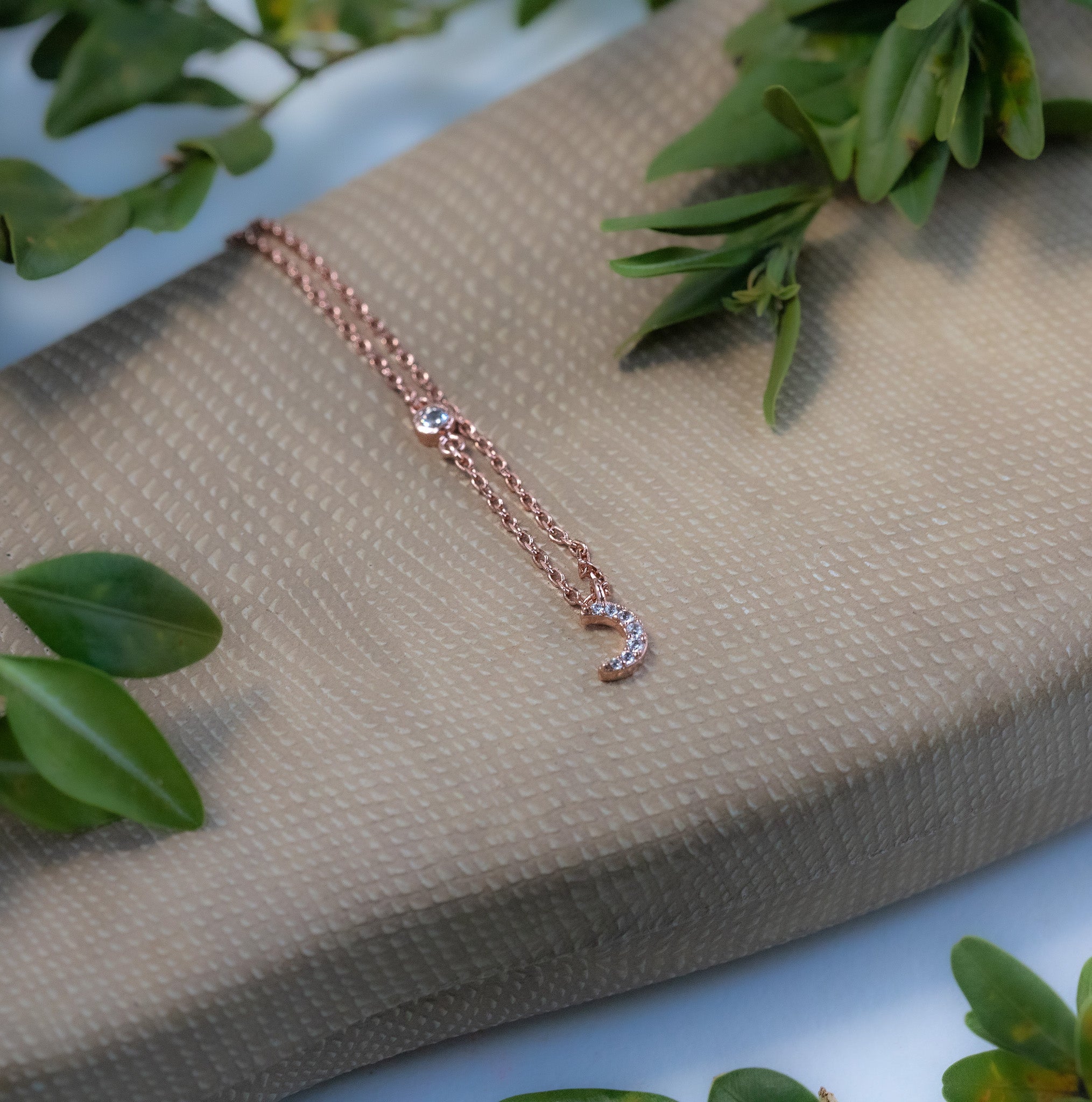 Crystal Moon Necklace