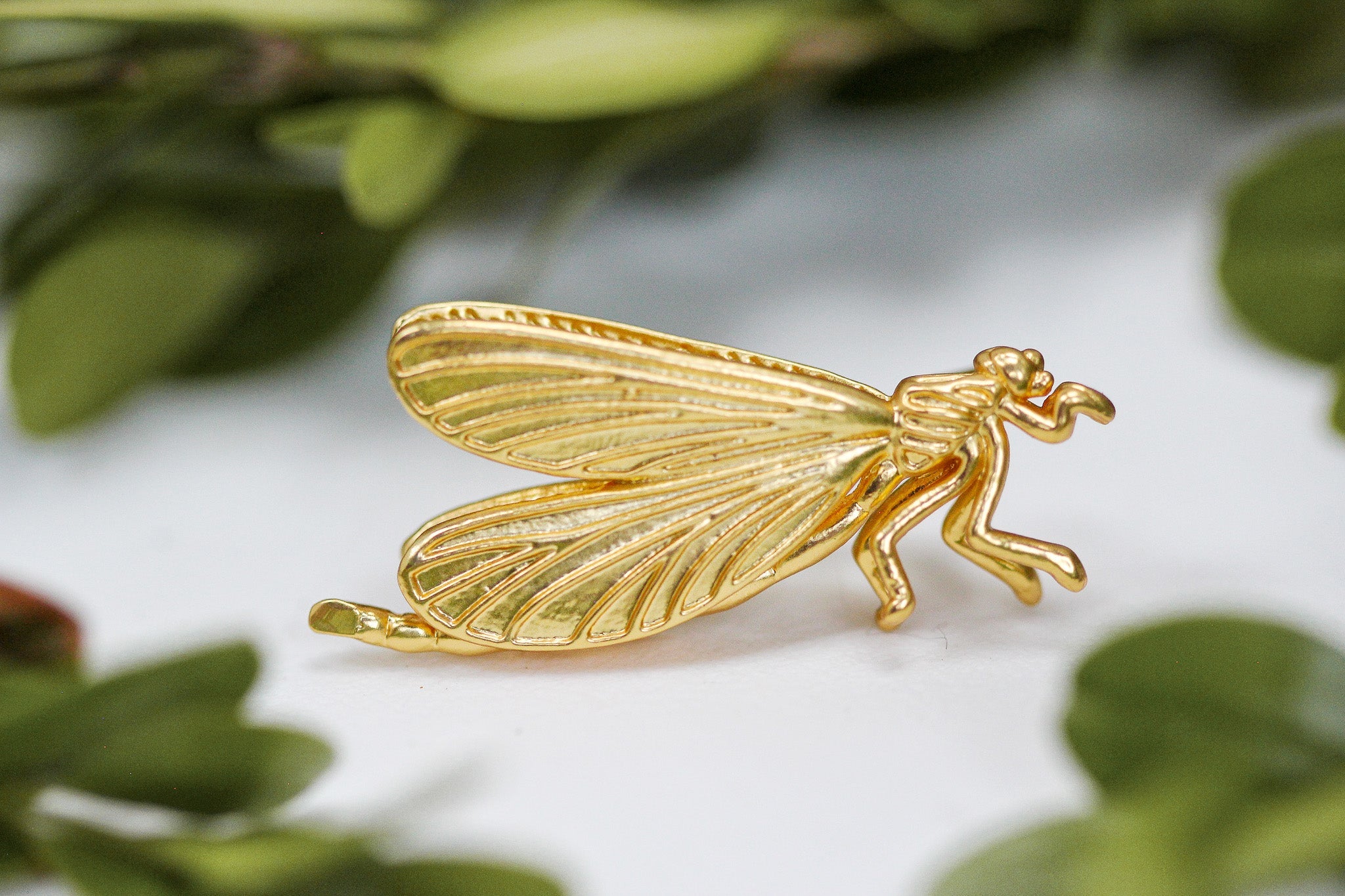 Flying Firefly Brooch