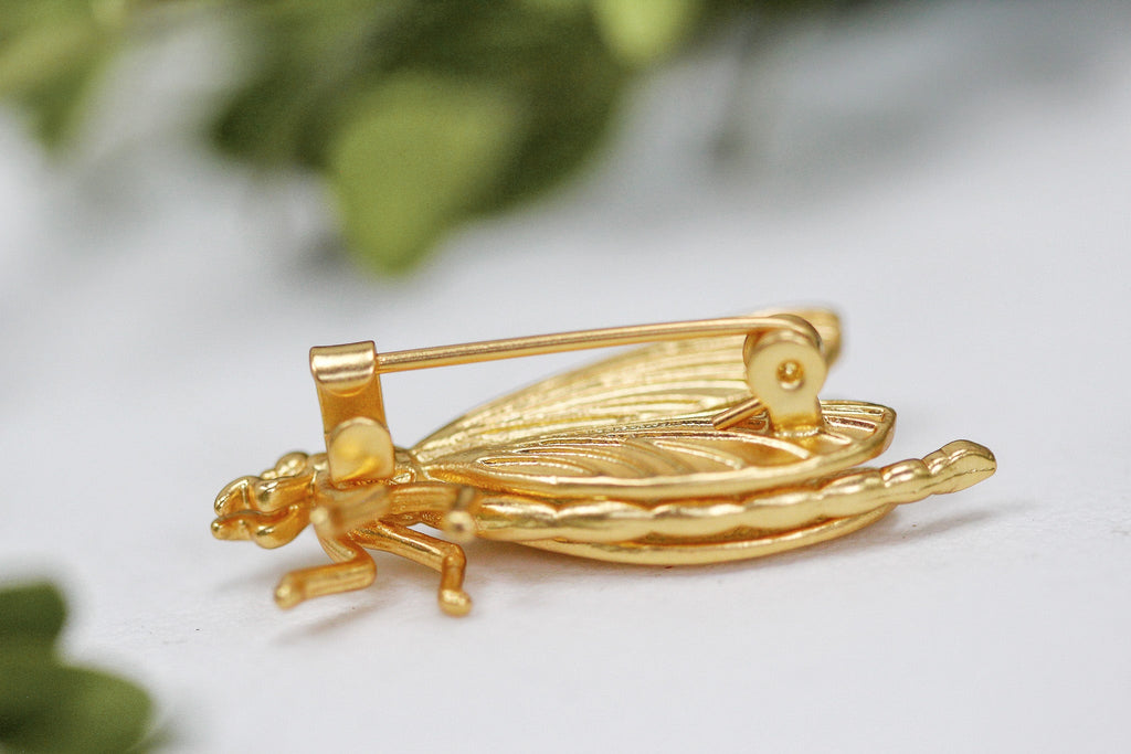 Flying Firefly Brooch
