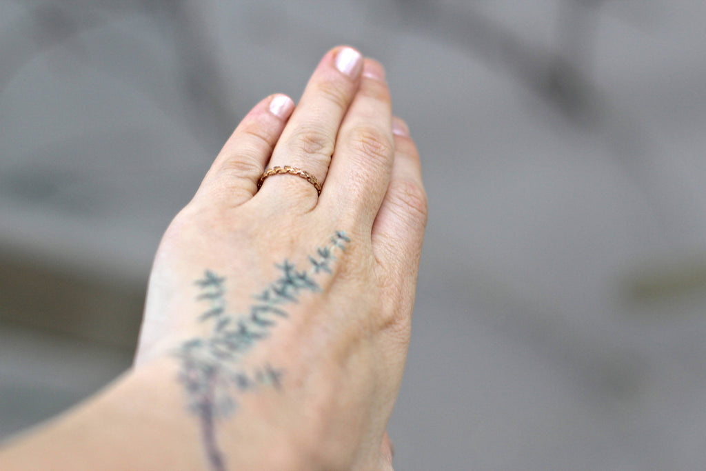 Custom Made* Laurel Leaves Ring