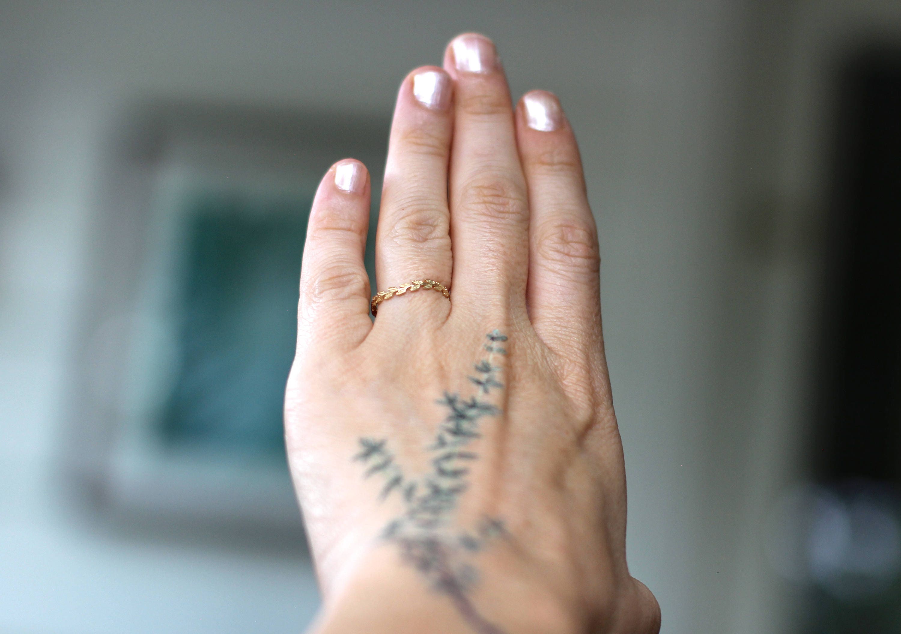 Custom Made* Laurel Leaves Ring