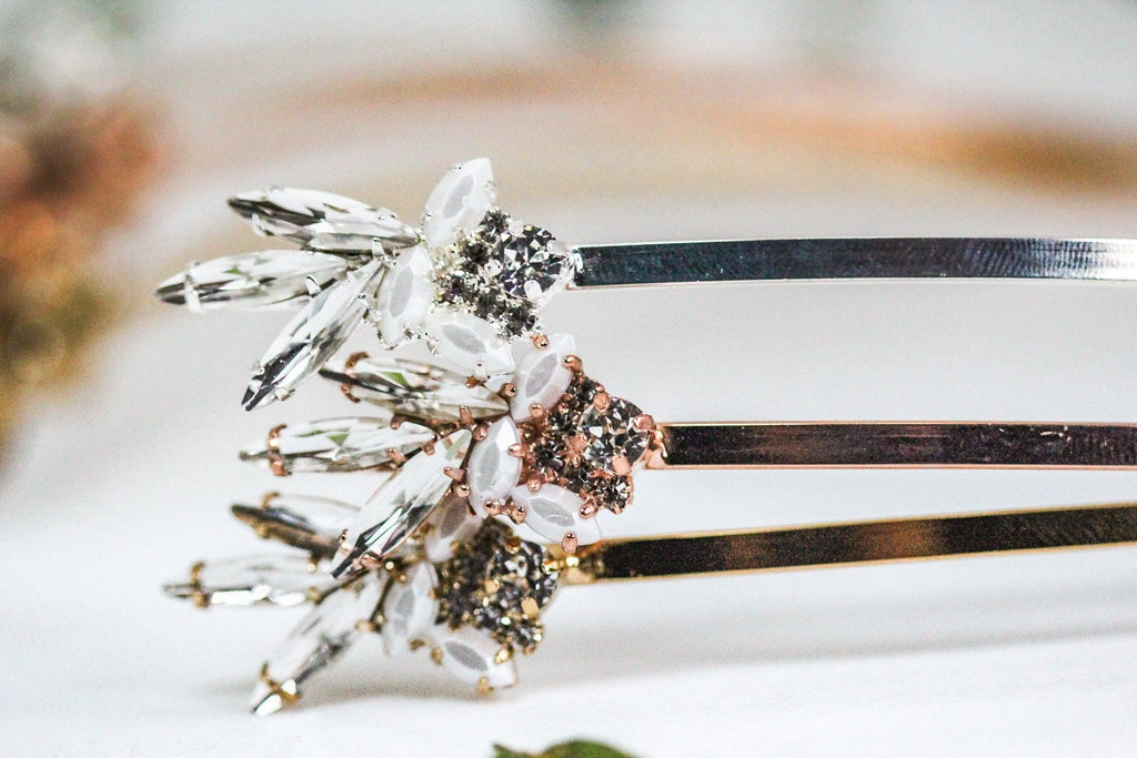 Viviana Crystals Pearls Goddess Crown
