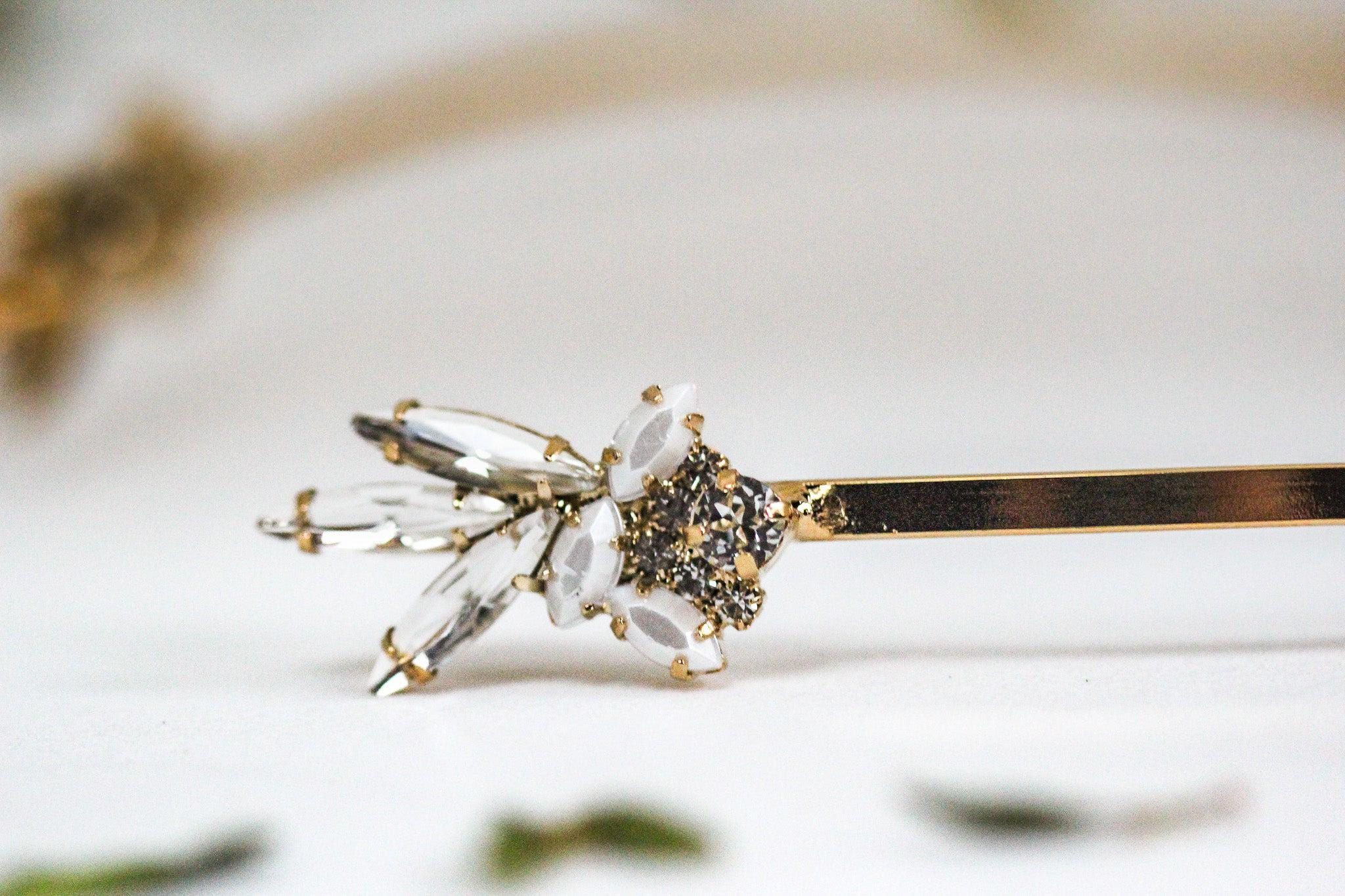 Viviana Crystals Pearls Goddess Crown