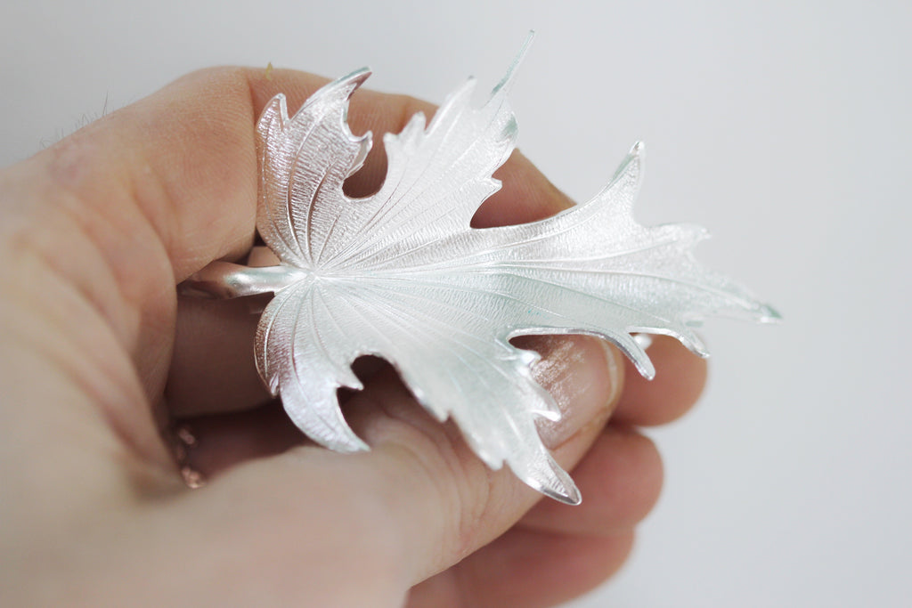 Large Fig Leaf Barrette