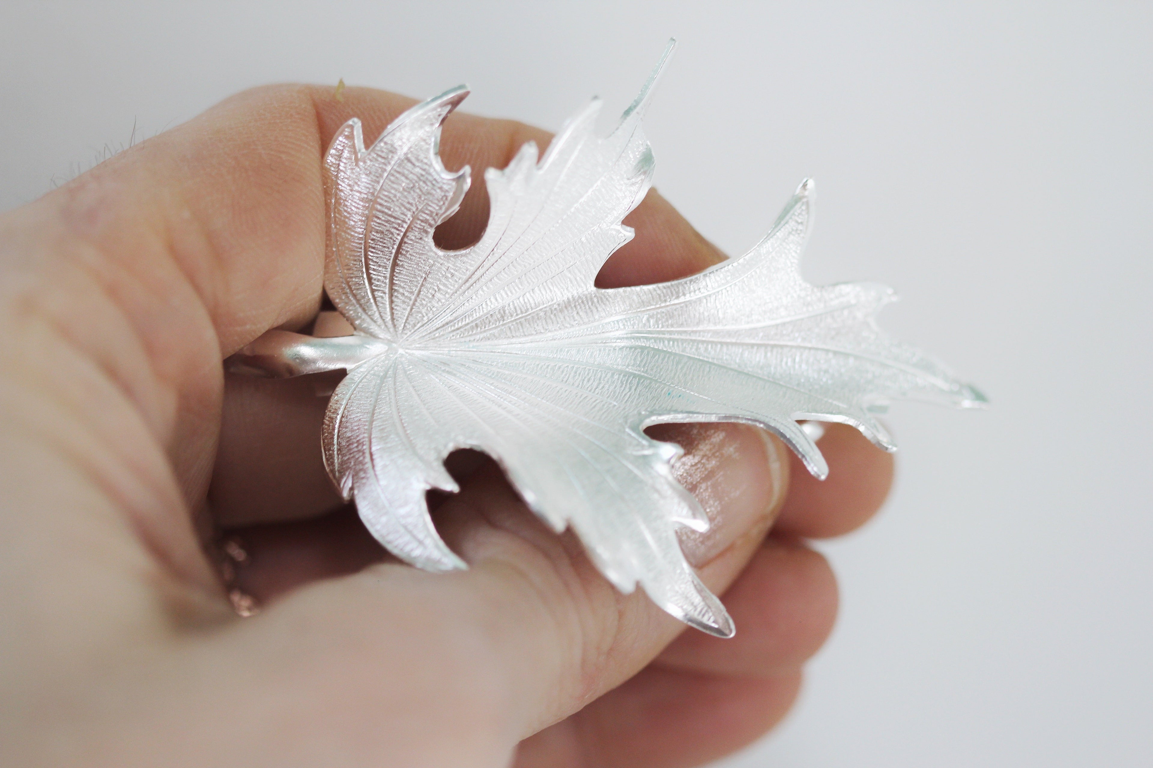 Large Fig Leaf Barrette