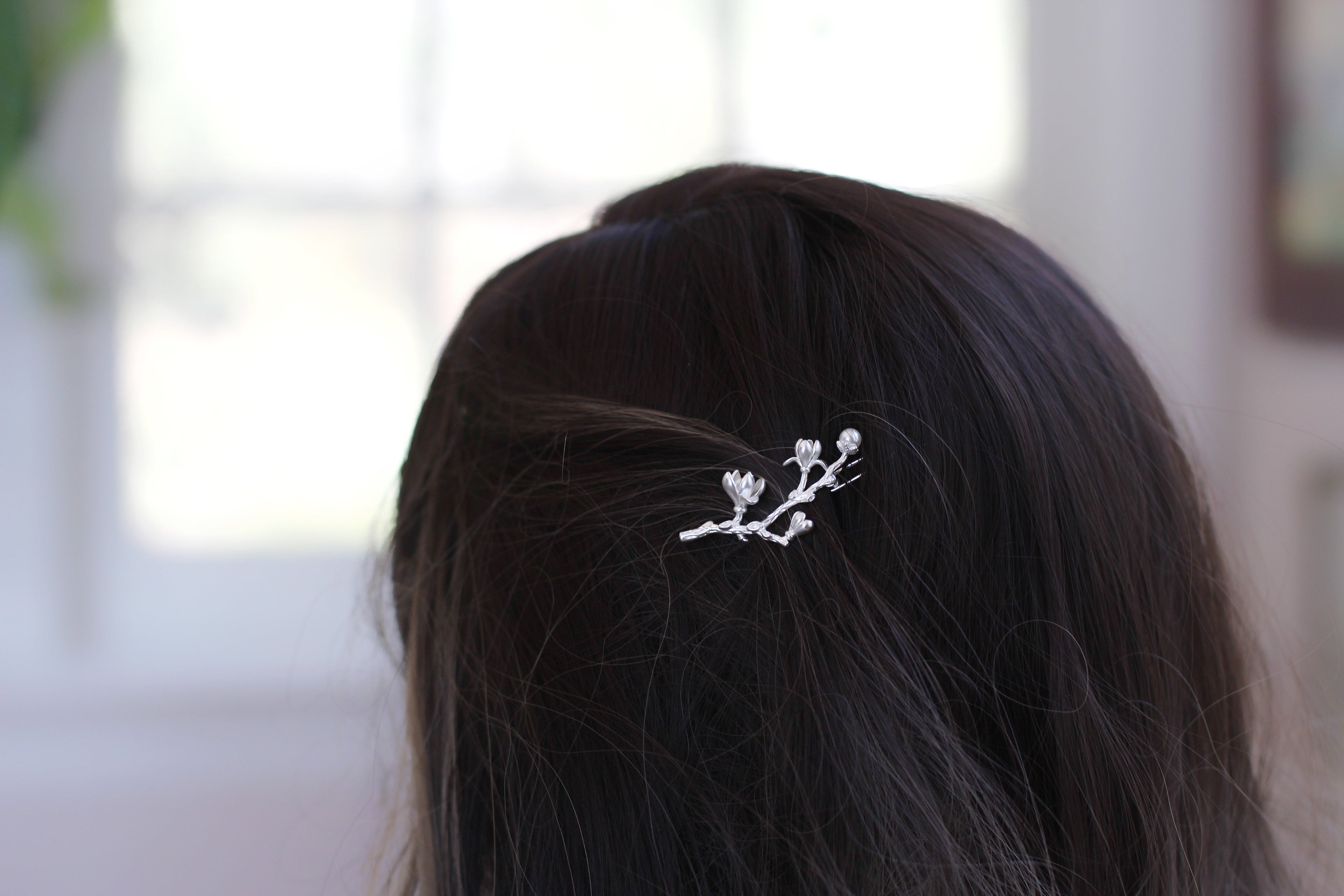 Magnolia Branch Barrette