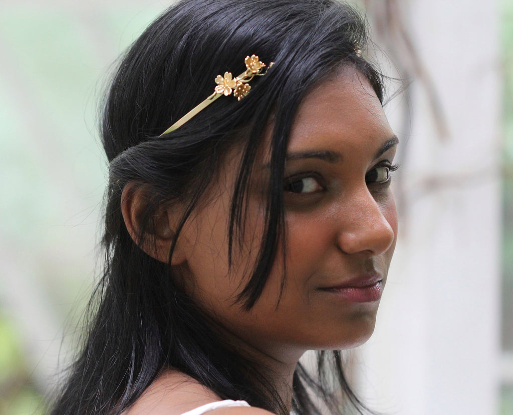 Sakura Blossom Floral Goddess Crown