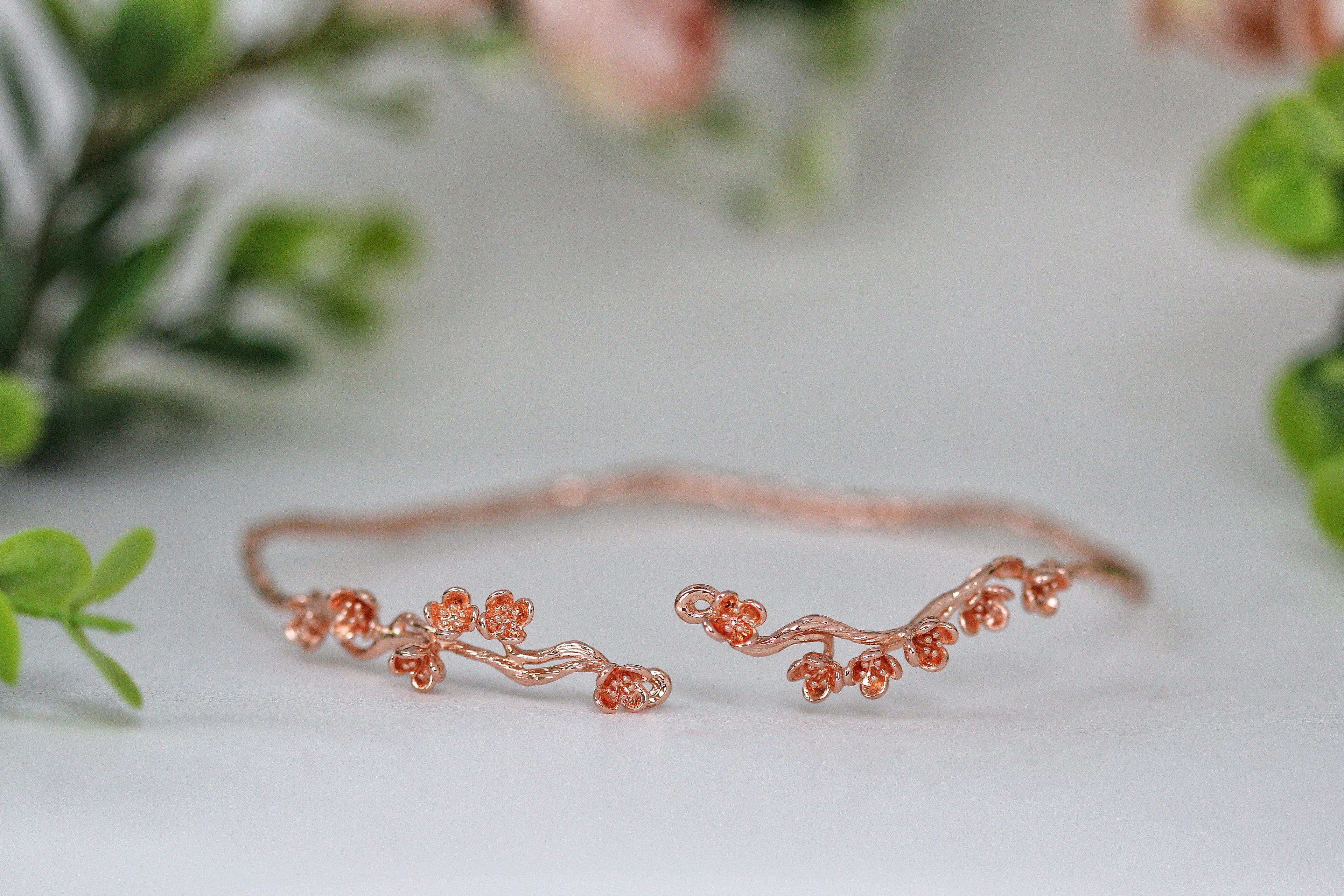 Cherry Blossom/Sakura Branch Floral Choker