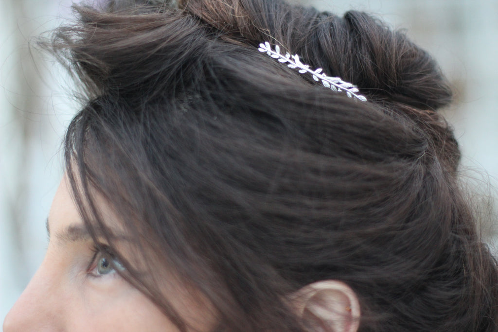 Blooming Twig Branch Hair Prong