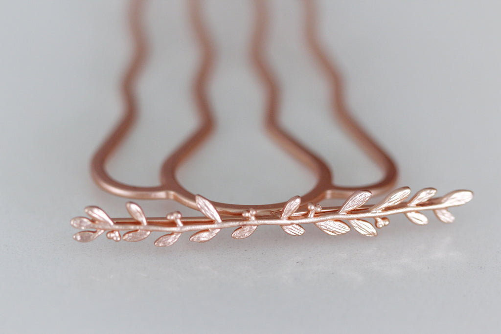 Blooming Twig Branch Hair Prong