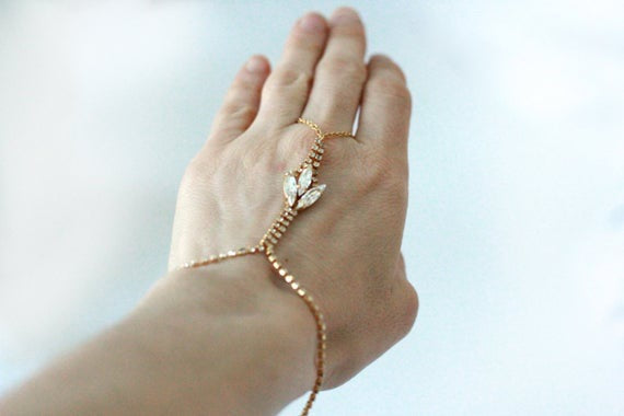 Virgini Crystals Hand Bracelet