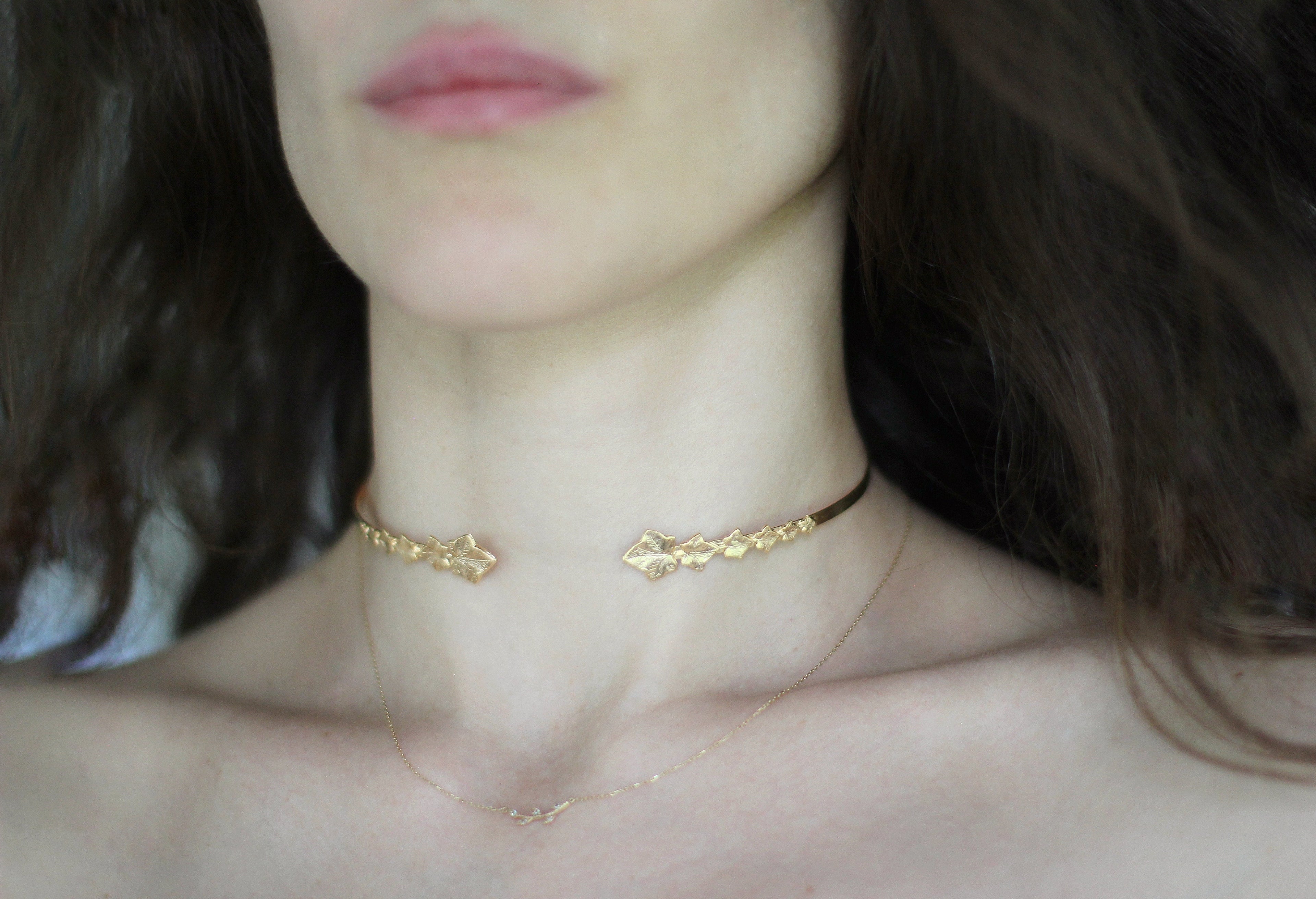Ivy Leaves Choker