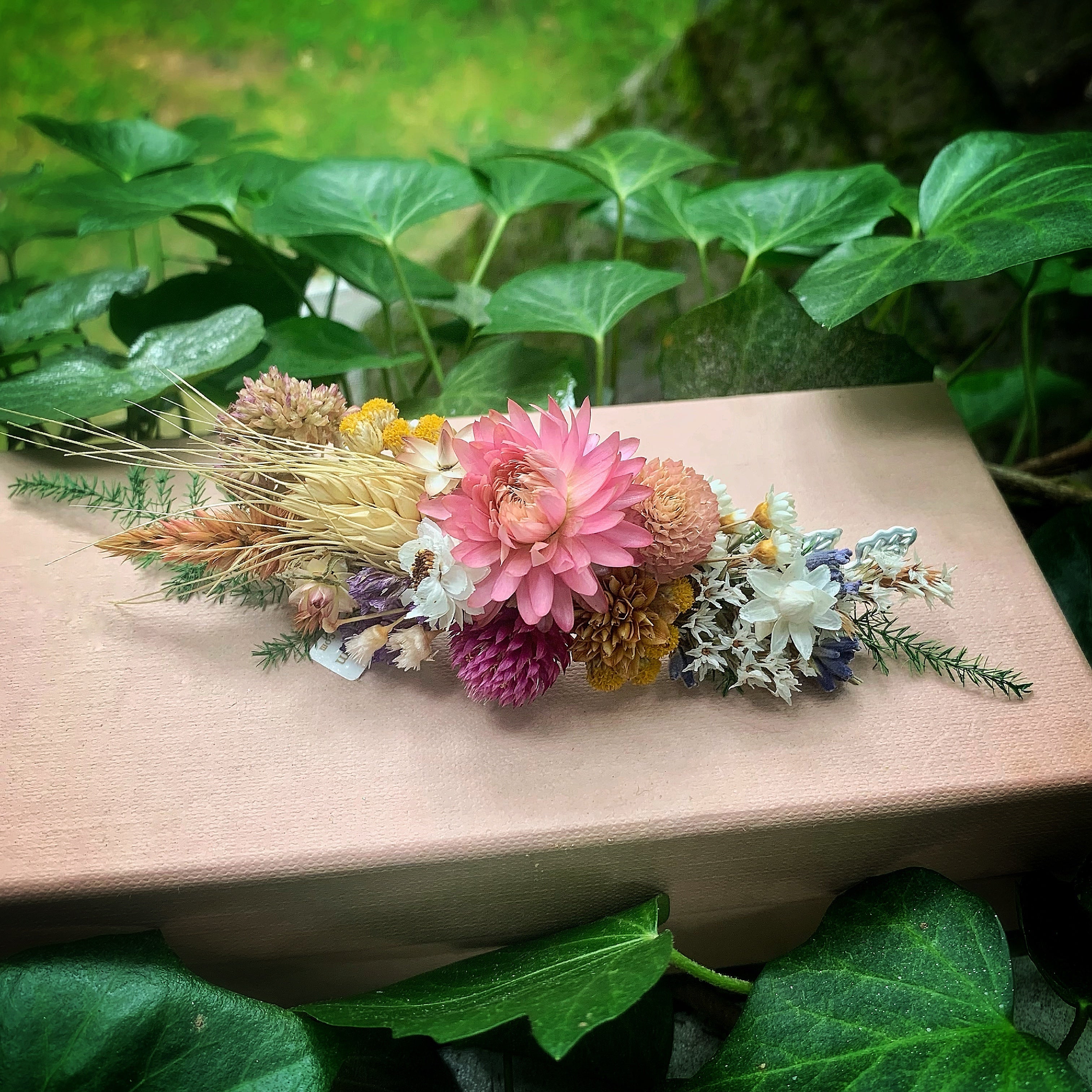 Custom Made* Fairy Dried Flowers Barrette