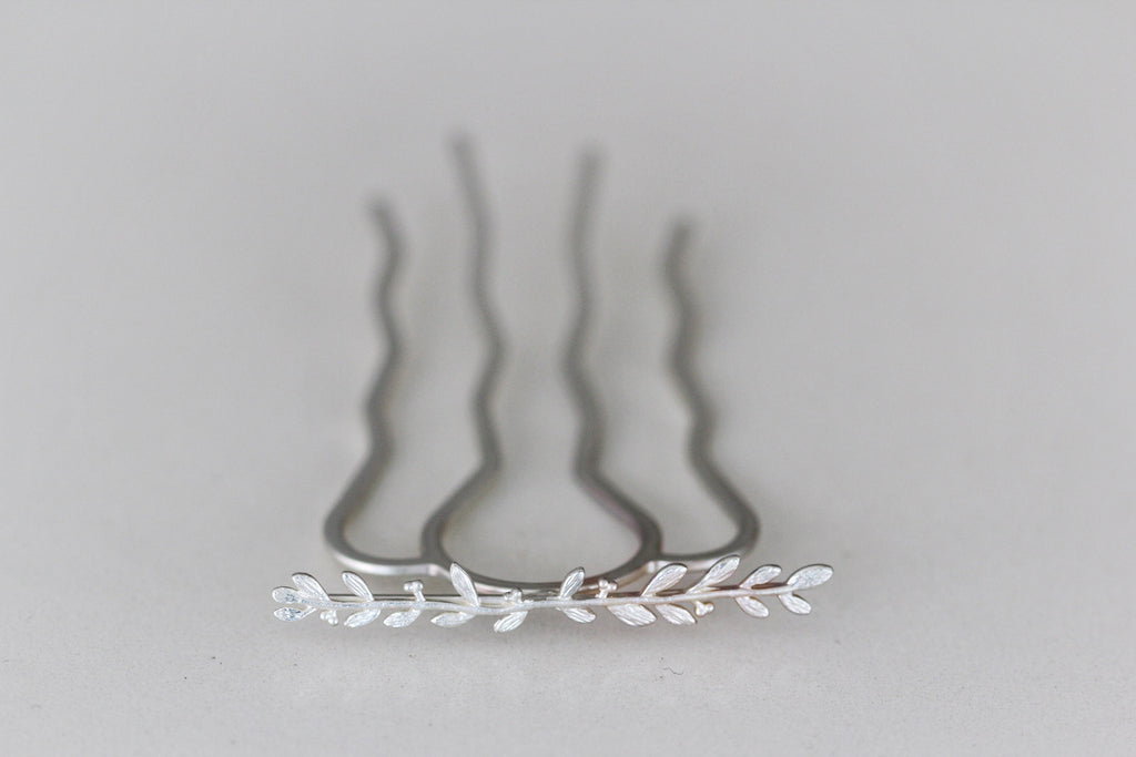 Blooming Twig Branch Hair Prong