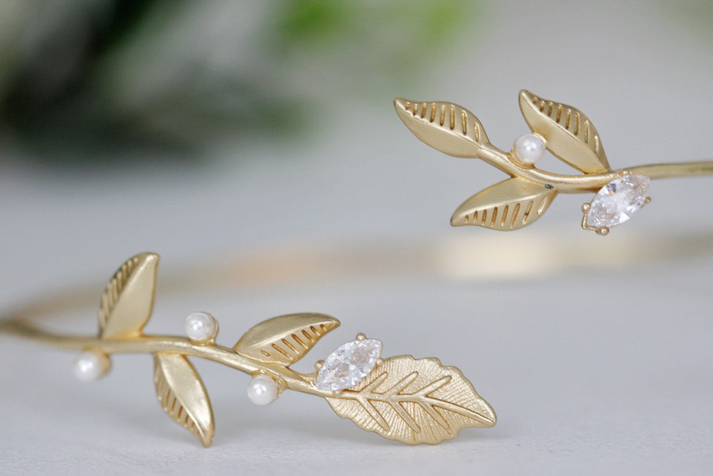 Twigs, Pearls & Crystals Choker