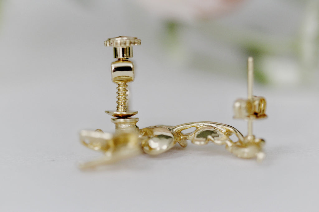 The Butterfly and the Ladybug Ear Cuff