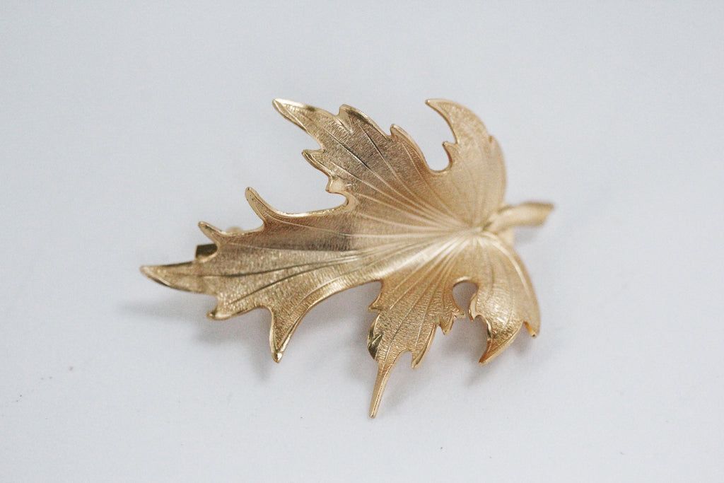 Large Fig Leaf Barrette
