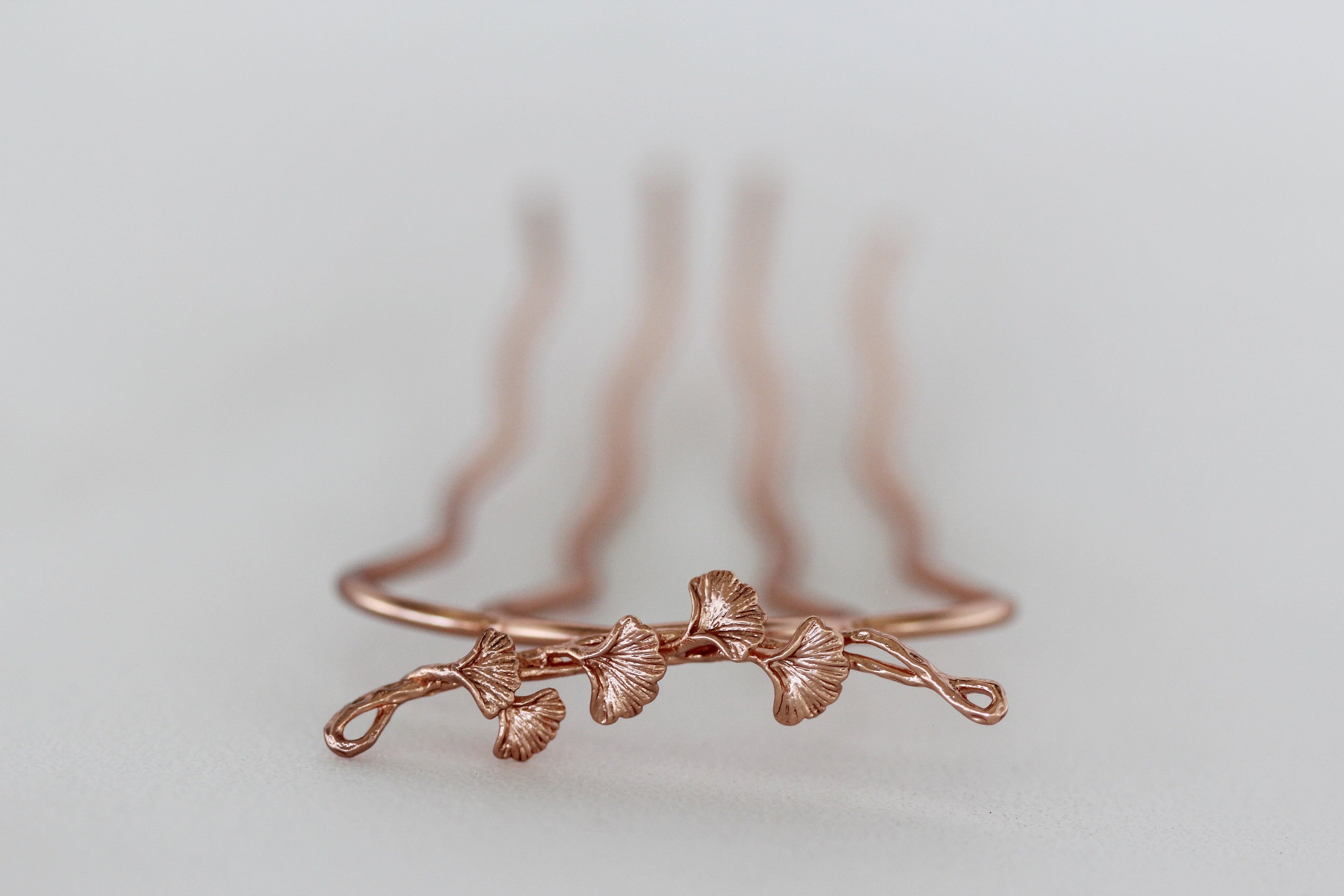 Ginkgo Leaves Hair Prong