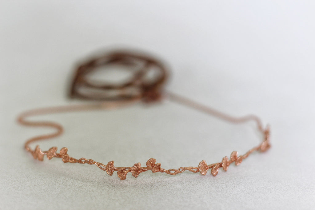 Ginkgo Leaves Durable Hair Chain / Wreath